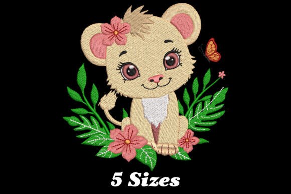 Floral Cute Lion: A Designer’s Real-World Embroidery Review