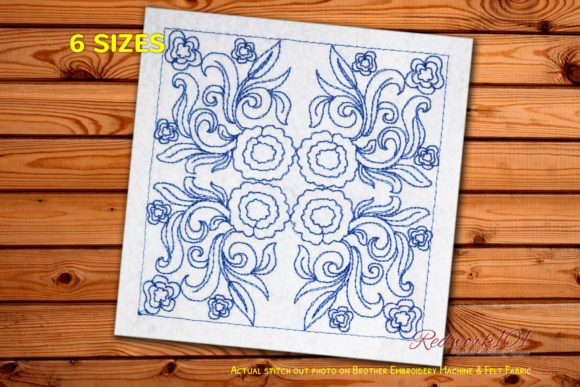 Flowers Design: A Thoughtful Embroidery Choice for Personalized Gifts