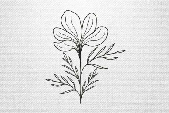 Minimal Floral Outline: A Seasonal Embroidery Review